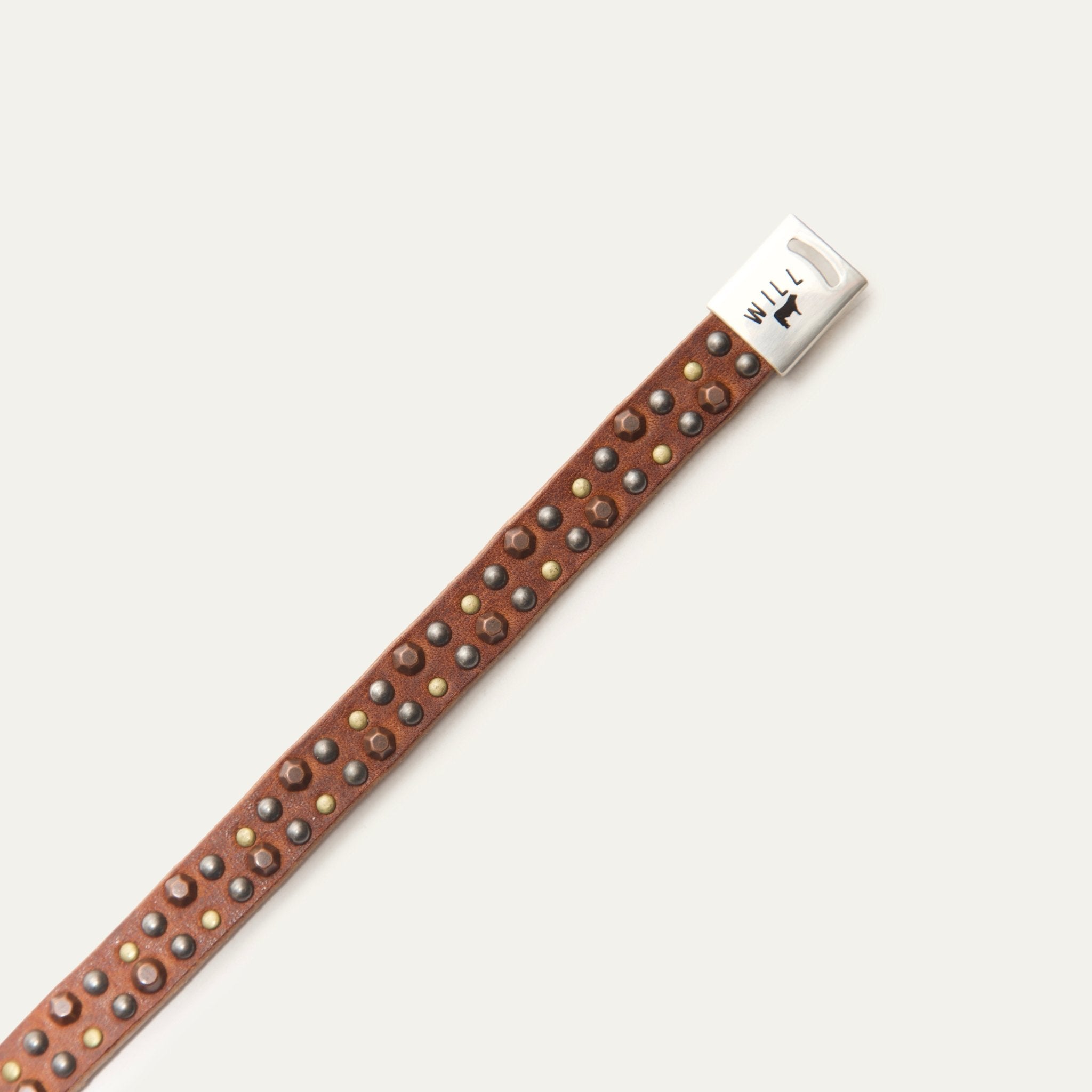 Magnetic Bracelet W/ Multi Face Studs - Will Leather Goods